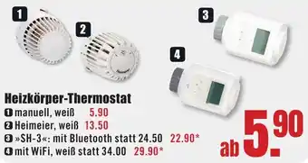 B1 Discount Baumarkt Heizkörper-Thermostat Angebot