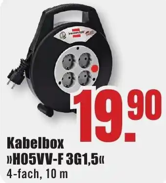 B1 Discount Baumarkt Kabelbox H05VV-F 3G1,5 Angebot