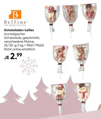 Galeria Belfine Schokoladen-Lollies Angebot