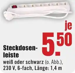 B1 Discount Baumarkt Steckdosenleiste Angebot