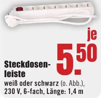 B1 Discount Baumarkt Steckdosenleiste Angebot