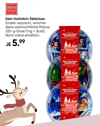 Galeria Storz Edel-Vollmilch-Täfelchen Angebot