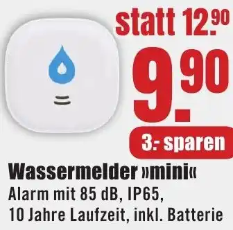 B1 Discount Baumarkt Wassermelder mini Angebot