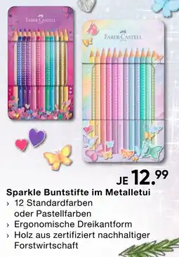Galeria FABER-CASTELL Sparkle Buntstifte im Metalletui Angebot