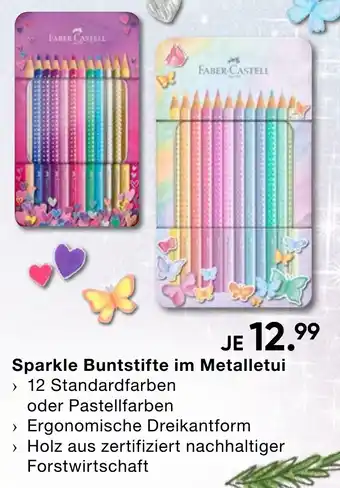 Galeria FABER-CASTELL Sparkle Buntstifte im Metalletui Angebot