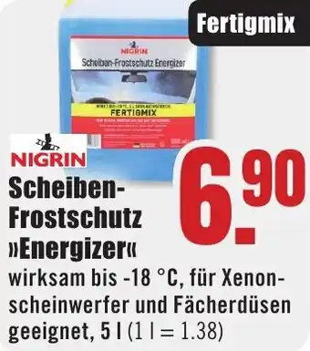 B1 Discount Baumarkt NIGRIN Scheiben-Frostschutz Energizer Angebot
