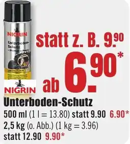 B1 Discount Baumarkt NIGRIN Unterboden-Schutz Angebot