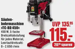 B1 Discount Baumarkt Einhell Säulenbohrmaschine TC-BD 450 Angebot