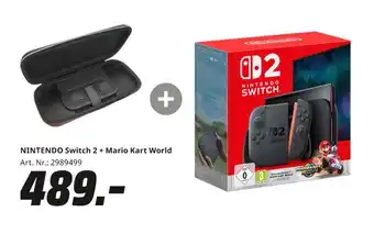 MediaMarkt Nintendo nintendo switch 2 + mario kart world Angebot