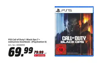MediaMarkt Call of duty: black ops 7 + exklusives steelbook Angebot