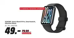MediaMarkt Xiaomi smart band 9 pro, smartwatch, obsidian black Angebot