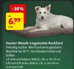 Fressnapf Hunter wende-liegematte rockford anthrazit/hellgrau Angebot