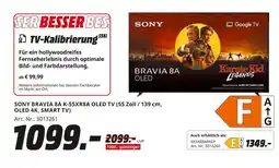MediaMarkt Sony bravia 8a k-55xr8a oled tv Angebot