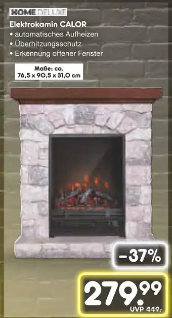 Netto Marken-Discount Home deluxe elektrokamin calor Angebot