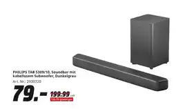 MediaMarkt Philips tab 5309/10 soundbar mit kabellosem subwoofer, dunkelgrau Angebot