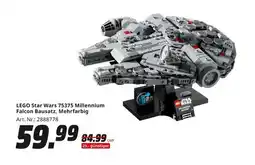 MediaMarkt Lego star wars 75375 millennium falcon bausatz Angebot