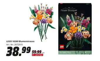 MediaMarkt Lego blumenstrauss 10280 Angebot
