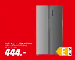 MediaMarkt Koenic kdd 171 e in nf side by side Angebot