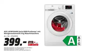 MediaMarkt Aeg l6fbf56490 serie 6000 prosense Angebot
