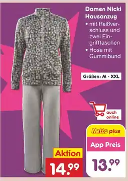 Netto Marken-Discount Damen nicki hausanzug Angebot