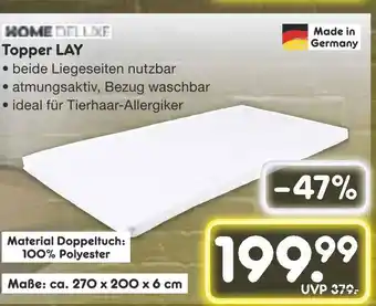 Netto Marken-Discount Home deluxe topper lay Angebot