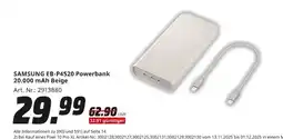 MediaMarkt Samsung eb-p4520 powerbank 20.000 mah beige Angebot