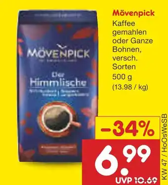 Netto Marken-Discount Mövenpick kaffee gemahlen Angebot