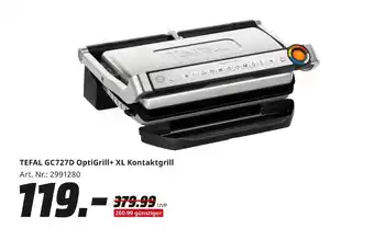 MediaMarkt Tefal gc727d optigrill+ xl kontaktgrill Angebot