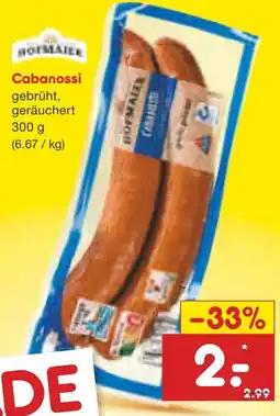Netto Marken-Discount Hofmaier cabanossi Angebot
