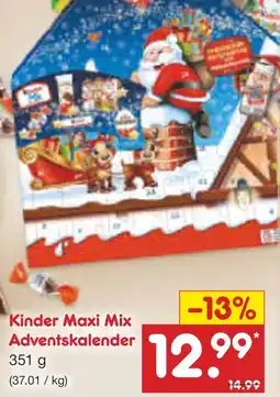 Netto Marken-Discount Kinder maxi mix adventskalender Angebot