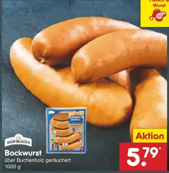 Netto Marken-Discount Hofmaier bockwurst Angebot