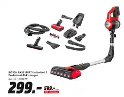 MediaMarkt Bosch bks711pet unlimited 7 proanimal akkusauger Angebot