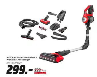 MediaMarkt Bosch bks711pet unlimited 7 proanimal akkusauger Angebot