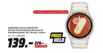 MediaMarkt Samsung galaxy watch7 bt Angebot