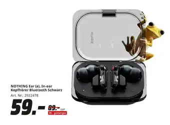MediaMarkt Nothing ear (a), in-ear kopfhörer bluetooth schwarz Angebot