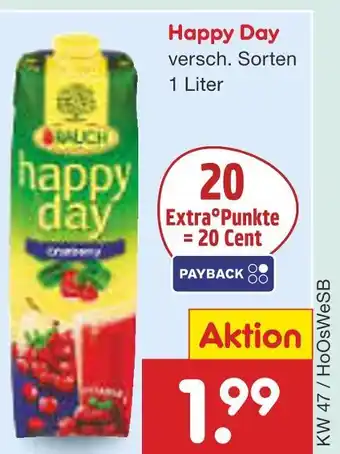 Netto Marken-Discount Rauch happy day Angebot