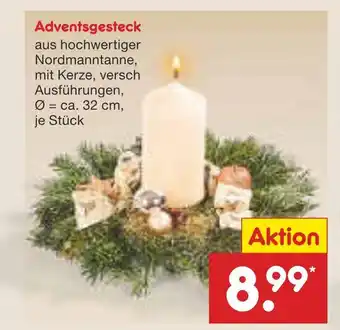 Netto Marken-Discount Adventsgesteck Angebot