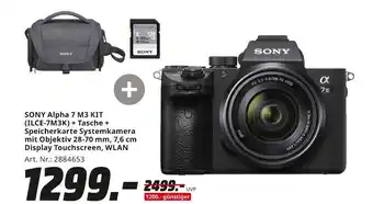 MediaMarkt Sony alpha 7 m3 kit (ilce-7m3k) Angebot