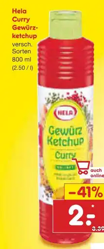 Netto Marken-Discount Hela curry gewürzketchup Angebot