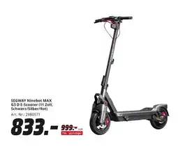 MediaMarkt Segway ninebot max g3 d e-scooter Angebot