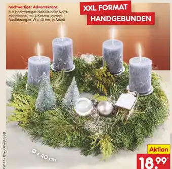 Netto Marken-Discount Hochwertiger adventskranz Angebot