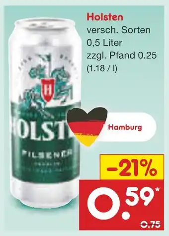Netto Marken-Discount Holsten bier Angebot