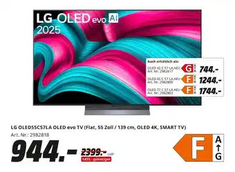 MediaMarkt Lg oled55c57la oled evo tv Angebot