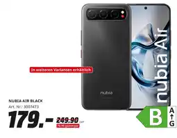 MediaMarkt Nubia nubia air black Angebot