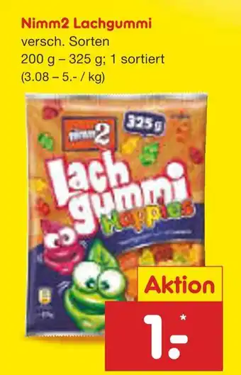 Netto Marken-Discount Nimm2 lachgummi Angebot