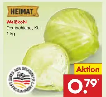Netto Marken-Discount Heimat weißkohl Angebot