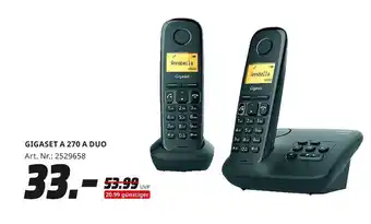 MediaMarkt Gigaset gigaset a 270 a duo Angebot