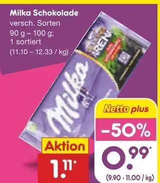 Netto Marken-Discount Milka schokolade Angebot