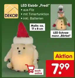 Netto Marken-Discount Dekor led eisbär „fredi“ Angebot