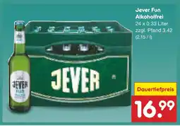 Netto Marken-Discount Jever fun alkoholfrei Angebot